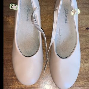 Theatrical dancer heel taps